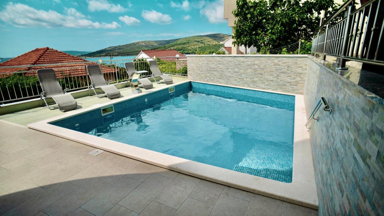 Trogir-Luxury Villa Sapphirus Seget Vranjica Zewnętrze zdjęcie